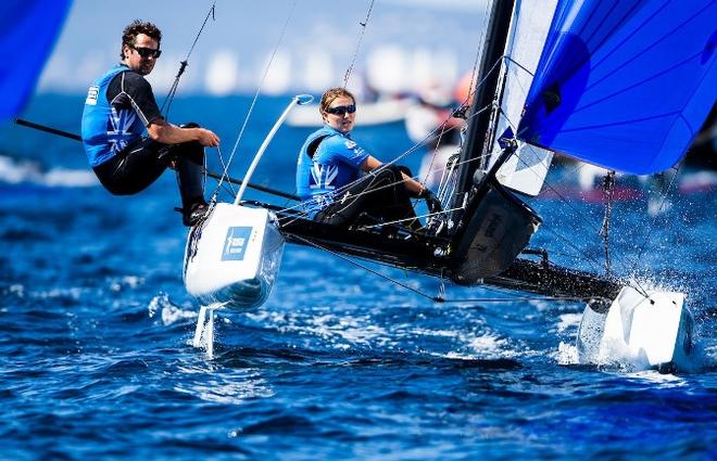 Nacra 17 sailors John Gimson and Anna Burnett - Trofeo SAR Princesa Sofía IBEROSTAR © Sailing Energy / Sofia